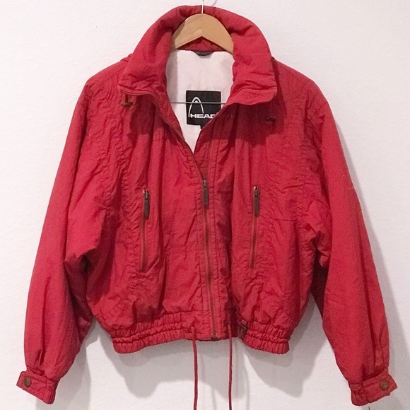 Rare Vintage Head Puffer Red Back Logo Jacket - Picture 2 of 8